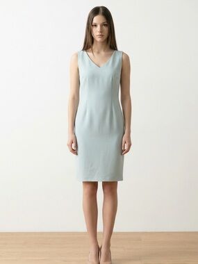 Nwt Jacques Vert Collection Blue Shift Dress